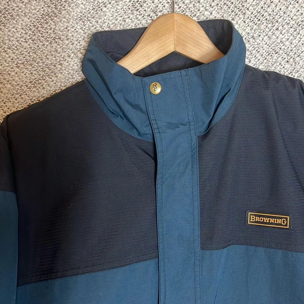 Browning Men’s Coat Size Large - Blue and Black in Great Shape!